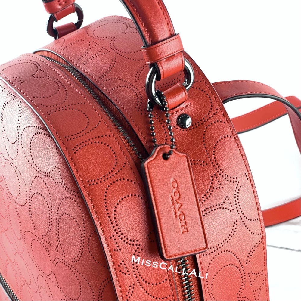 NWT COACH Jordyn Backpack Signature Leather Bag - Picture 9 of 16